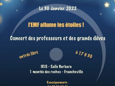 CONCERT DES PROFS, ON ALLUME LES ETOILES !