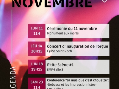 AGENDA NOVEMBRE 2024